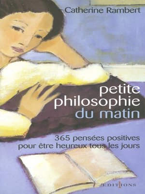 cover image of Petite philosophie du matin